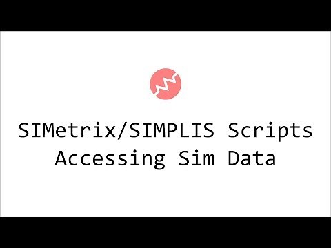 SIMetrix/SIMPLIS Scripting 2 - Accessing and Analyzing Simulation Data