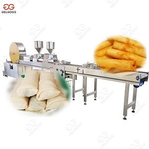 [Hot Item] Chinese Frozen Filipino Spring Roll Making Egg Roll Forming Machine