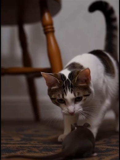 The Chase Is On! 🐱💨🐭 Cute cat catchy music = nonstop fun! 🐱🎶 Watch this silly chase as the cat tries to catch the mouse 😂🐭 Perfect loop, perfect vibes, clips! #FYP #catsoftiktok #catvideo #catlovers #viralcat #catandmouse #FunnyAnimals #explorepage✨ #FeelGoodVibes #foryoupage