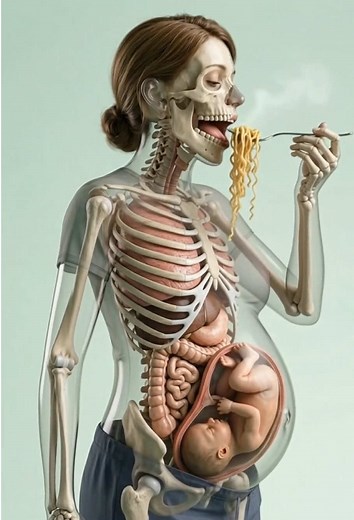 What happens when you eat noodles during the pregnancy? #pregnancy #pregnancytips #babygrowth #pregnancyjourney #healthfact