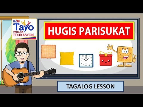 HUGIS PARISUKAT || MGA BAGAY NA HUGIS PARISUKAT || PARISUKAT / SQUARE TAGALOG LESSON