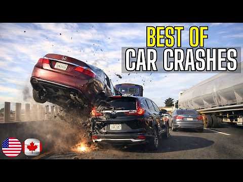 Best of Car Crashes Compilation | USA & Canada - 52