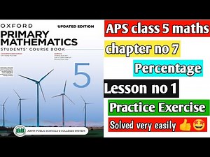 Percentage Lesson 1 || Practice Exercise || Oxford primary mathematics book 5 updated edition