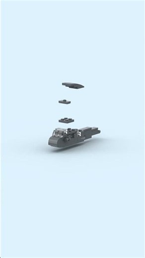 LEGO | Military MOC | Sikorsky H-34 / S-58 1/110 Scale - Free Instructions!