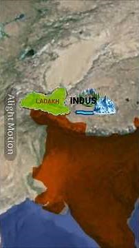 Sindhu River Explained |Indus River System |Tributaries & Facts | Indus River in India | #shorts