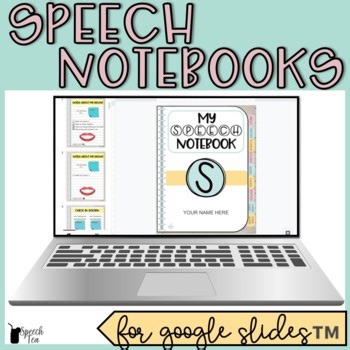 Articulation Digital Interactive Notebook Activities Bundle for Speech Therapy