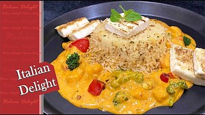 Italian Delight | Italian Herb Rice | Italian Main course | Italian Recipe | Paneer Rice Combo - Italian Food