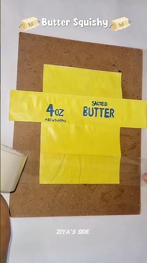 DIY butter squishy using printer paper !! #squishy #diy #diycrafts#craftideas #viral