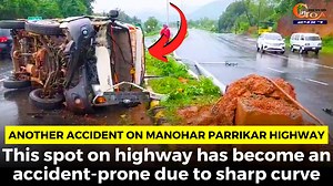 92K views · 1.2K reactions | Another #accident on Manohar Parrikar highway. This spot on highway has become an accident-prone due to sharp curve #Goa #GoaNews #highway #SharpCurve | In Goa 24x7 | Facebook