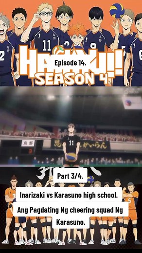 Haikyuu Season 4 Episode 14: Karasuno Cheering Squad Support