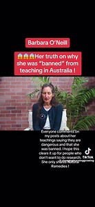 This is a very interesting and honest interview with Barbara O'neill laying out why she is banned from practicing in Australia. Well worth a watch... | The Good Food Project