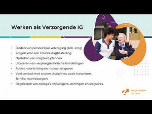 Informatie BBL-opleiding Verzorgende IG