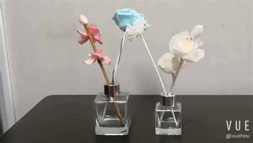 Home Decorative Glass Bottle Luxury Diffuser Bottle Fragrance Reed Diffuser Bottle With Stopper