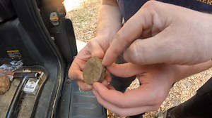 This beginner dug one hole and hit an 1800s silver coin