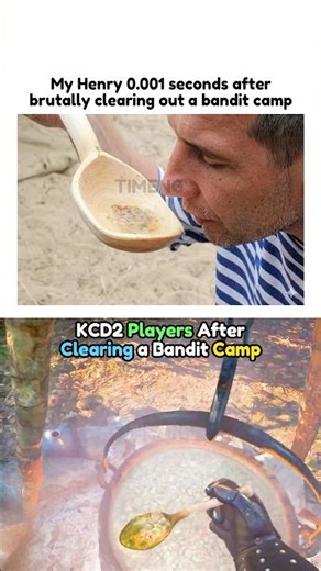 KCD2 Players After Clearing a Bandit Camp