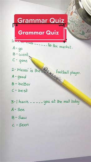 Improve Your Grammar with These Simple Rules | Grammar Quiz