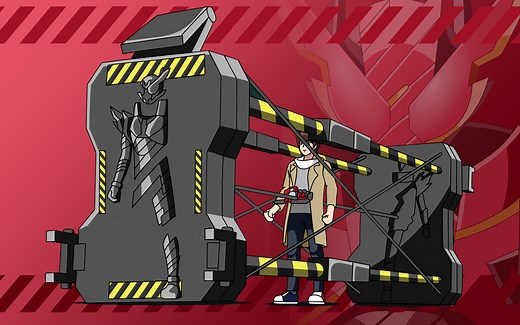 【鼠绘】假面骑士Build Rabbit Rabbit（创骑兔兔形态）变身片段