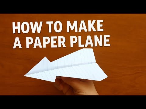 ✈️ Notebook Paper Airplane ✍️ | Fast & Simple