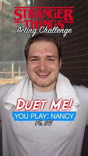 Stranger Things Acting Challenge with Nancy Wheeler and Steve Harrington