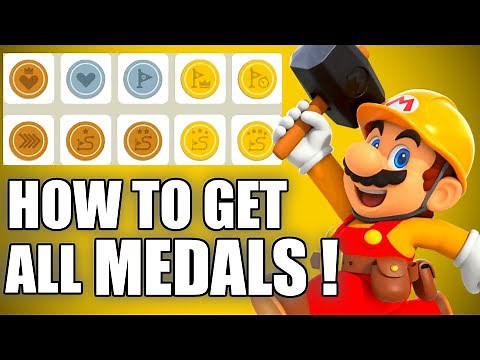 HOW TO GET ALL Medals in Super Mario Maker 2