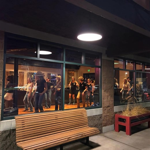 Thank you to everyone who showed up for our first Line Dance Night at The Lazy Butcher - Cowboy Lounge! We had so much fun tearing up the dance floor and can't wait for the next one! Thank you The Lazy Butcher for moving the tables for us so we could scoot our boots on your dance floor! | Line Dance Evergreen