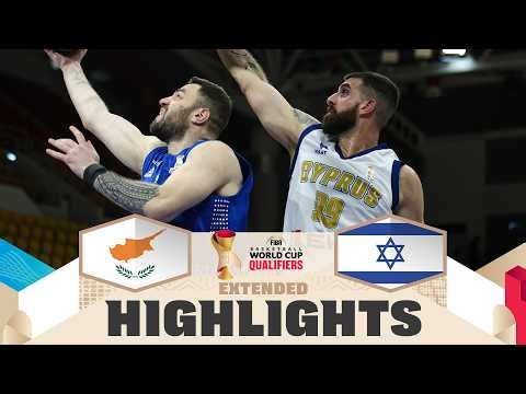 Cyprus 🇨🇾 v Israel 🇮🇱 | Extended Highlights | FIBA Basketball World Cup 2027 European Qualifiers