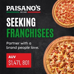 16 reactions | Own a Paisano's Pizza Franchise! With an AUV of...