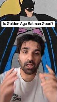 Is Golden Age Batman Good?