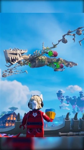 Massive BONE DRAGON in LEGO Fortnite Odyssey NINJAGO #LEGOFortnite #NINJAGO #SoaringSkies
