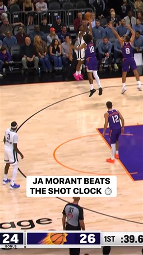 633K views · 3.9K reactions | “Down the well it goes!” ⬇️ Ja Morant sinks the TOUGH fadeaway 3!  MEM-PHX • LIVE on NBA League Pass ➡️ https://www.nba.com/how-to-watch-game-redirect/0022500137?platform=Facebook&surface=Post | NBA | Facebook