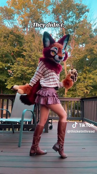 She severely underestimated internet culture when she let little 12 year old me make her first fursuit. #fursuitmaker #fursuiting #fursuittutorial