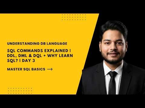 Learn SQL Commands | DDL vs DML vs DQL | SQL Commands Every Beginner Should Know