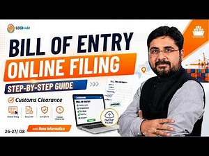 Bill of Entry Online Filing Process | Step-by-Step Customs Clearance Guide with Hans Infomatics
