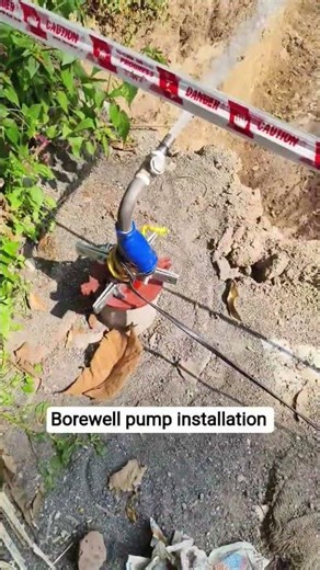 borewell pump installation