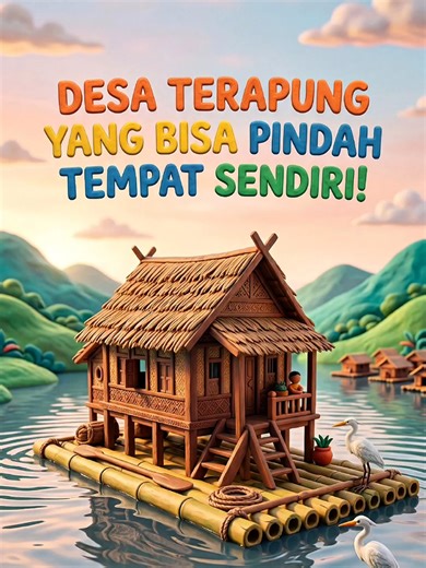 Sanggup Tinggal di Rumah Terapung Danau Tempe?