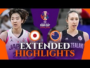 Japan 🇯🇵 vs New Zealand 🇳🇿 | Extended Highlights | FIBA Asia Cup Women 2025