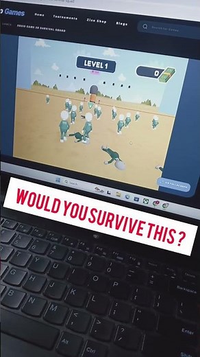 Only 1% Can Survive This Squid Game Challenge 😱 Are You One? #browsergames #gaming