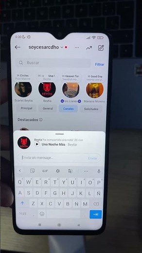 CÓMO PONER MÚSICA en mis NOTAS de INSTAGRAM | Soy César