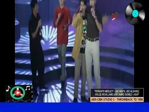 "Perhaps Medley" | Jao Mapa, Gio Alvarez, Willie Revillame & Richard Gomez | ASAP (1998)