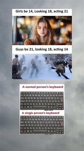 Guys that funny difference be like a single person's keyboard vs a normal one 😂🤣