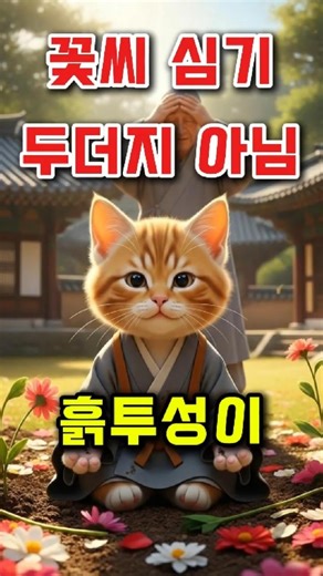 [수행일기 Day 17] 꽃씨를 심으라니까 땅굴을 파는 고양이 🌱🐾 (Gardening Cat)