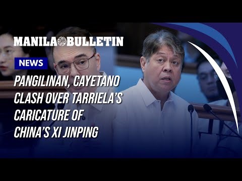 Pangilinan, Cayetano clash over Tarriela’s caricature of China’s Xi Jinping