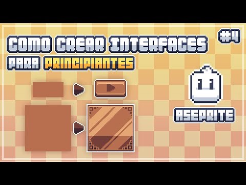 Cómo crear Texto, Botones y Paneles Pixel Art en Aseprite - Tutorial #4