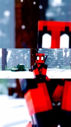 Minecraft Deadpool animation #shortsfeed