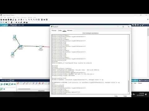 💻 Réseaux Informatiques - TP sur le Routage Statique avec Packet Tracer