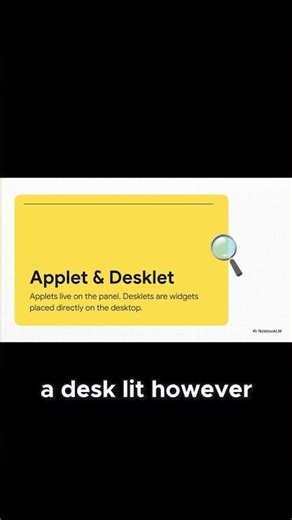 Linux Jargon Explained Applets vs. Desklets