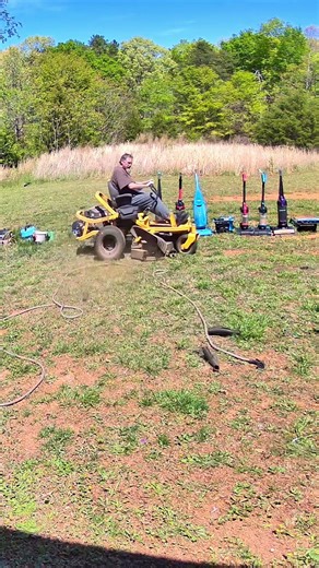 Henry Vacuum Hose vs Lawn Mower