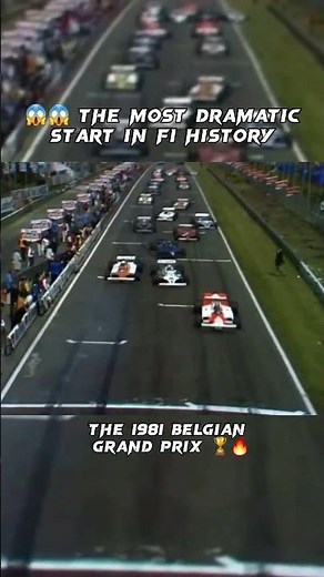 The Tragic Start of the 1981 Belgian Grand Prix #f1 #formula1driver #DaveLuckett #SiegfriedStohr