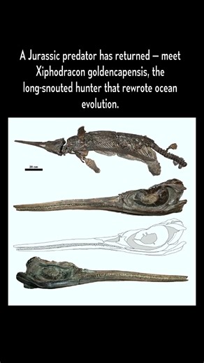 Long‑Snouted Ichthyosaur Discovery in England |