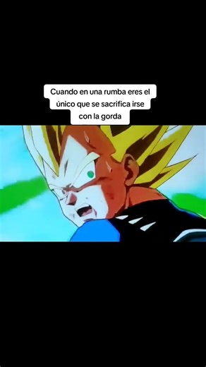 Goku se va con la gorda 🤣#memes #dbz #anime #humor